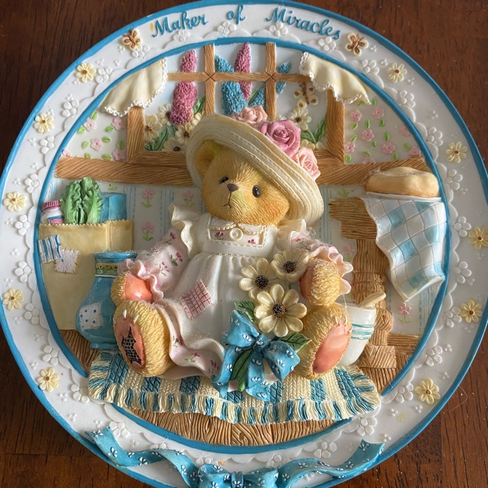 cherished teddies Mom plate